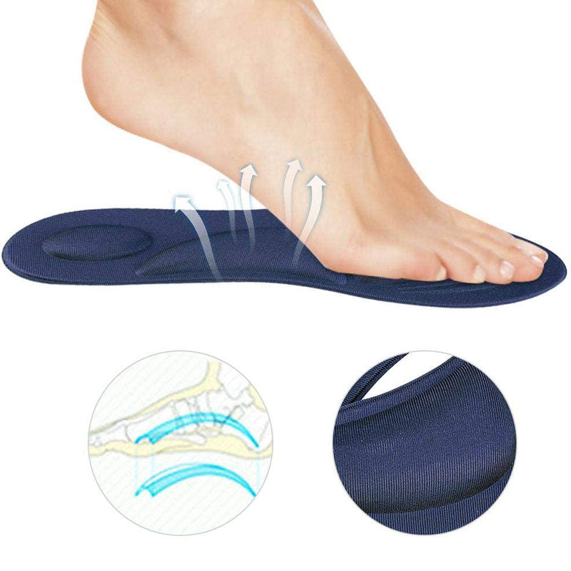 Semelles Anti douleurs 4D à mémoire de Forme - Confort très longue durée