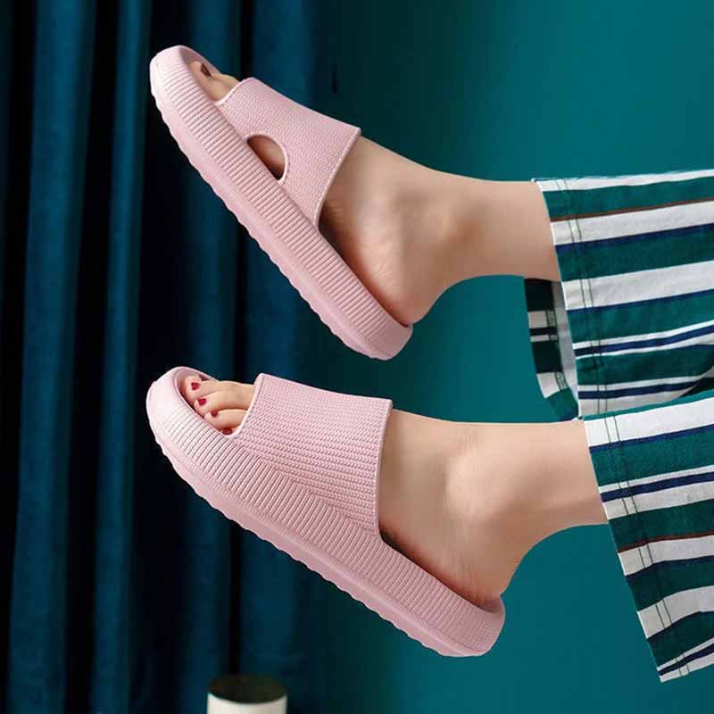 Claquettes Anti-douleurs Femme Homme - Pantoufles à Mémoire de Forme