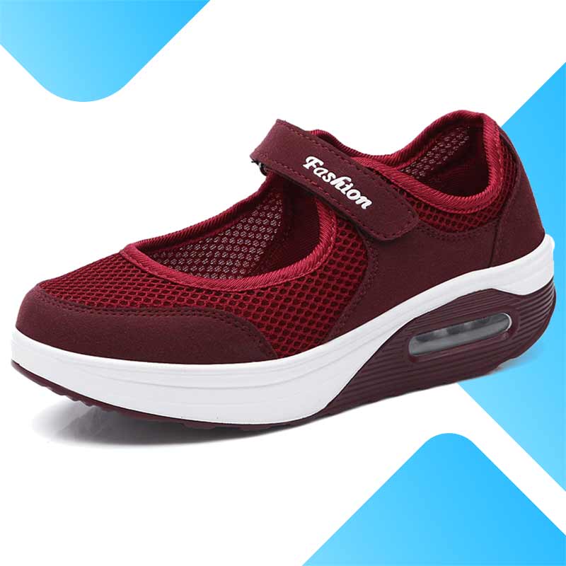 Chaussures à Scratch Relaxant le Pied et le Talon - Mary Janes