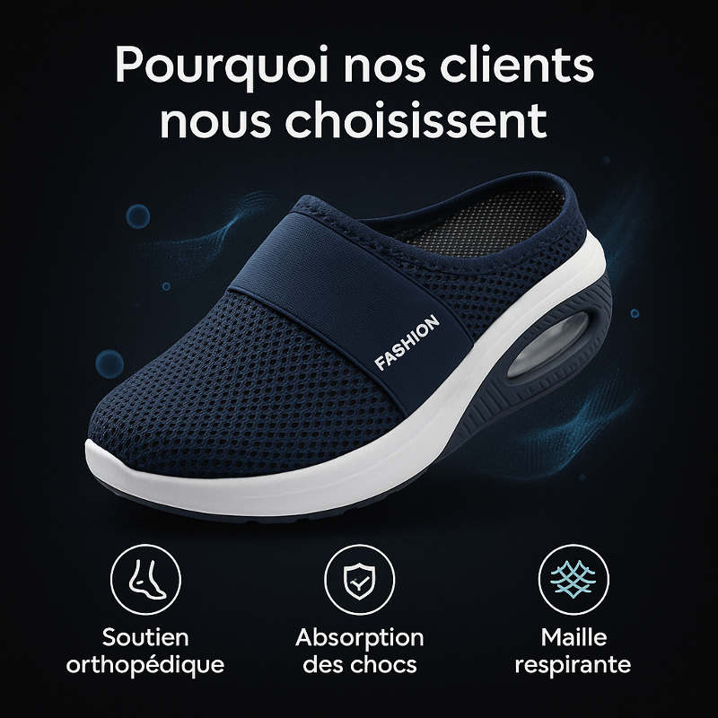 Chaussons Orthopédiques Apaisant le pied - Pantoufles Respirantes