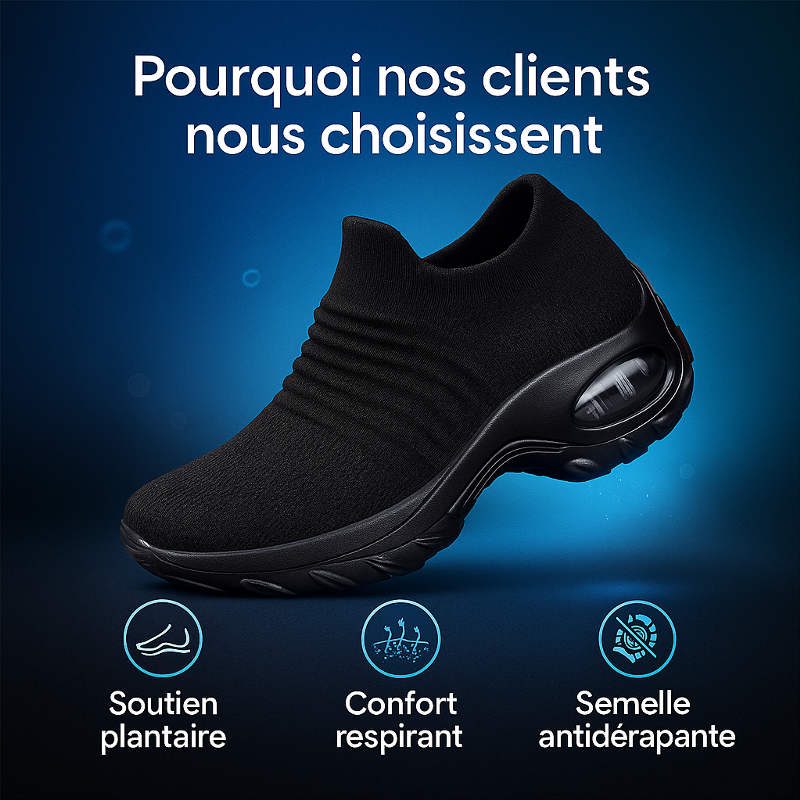 Chaussures confort renforcé Anti-douleurs 2025
