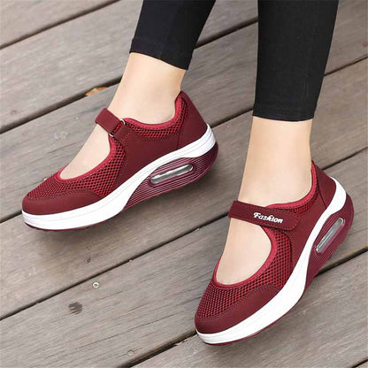 Chaussures à Scratch Relaxant le Pied et le Talon - Mary Janes