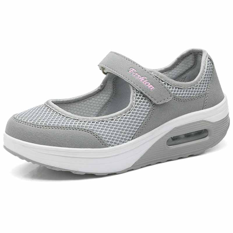 Chaussures à Scratch Relaxant le Pied et le Talon - Mary Janes